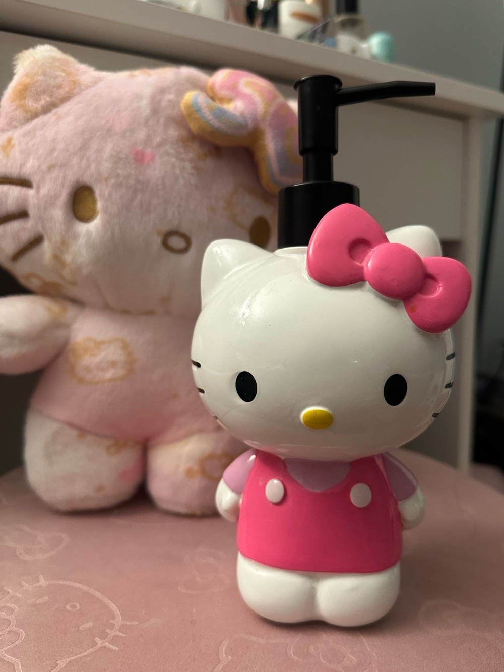 Hello Kitty Pink and White Full Body Soap Dispenser